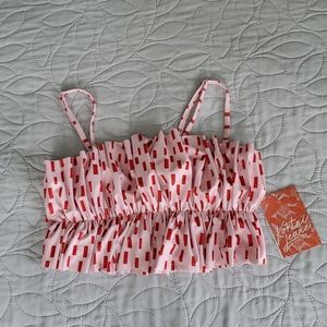 Kortni Jeane Oversized Ruffle Top